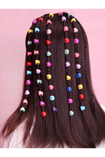 EliraToka ACCESORII DE PĂR DE CULORI MIXTE PENTRU FEMEIE-FOARTEACĂ, ORNAMENT DE PĂR, MODELE DE MĂRGELE DE PĂR, CUTIE DE 20