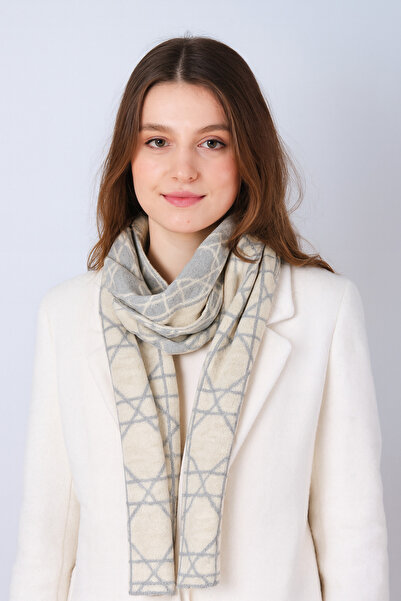 Sebir Moda Cannage Patterned Knitwear Scarf