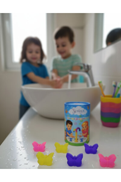 seyora صابون غسيل اليدين للأطفال بنمط الفراشة برائحة الفراولة 14 قطعة