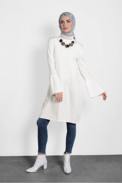 Alvina Πλεκτό Τούνικ ζιβάγκο - Φαρδύ μανίκι 40002