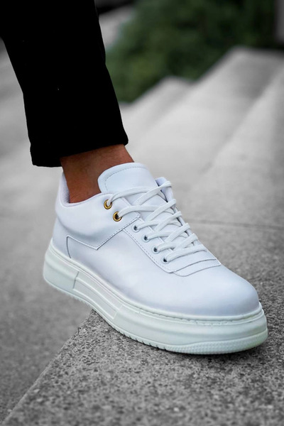 aradimtaradim Kb-X20 Kuback White Leather Casual Men's Shoes