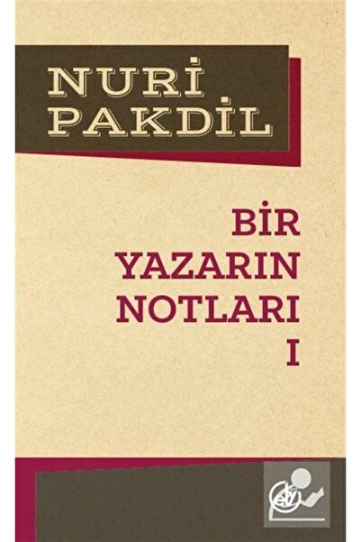 Edebiyat Dergisi Yayınları Bir Yazarın Notları 1