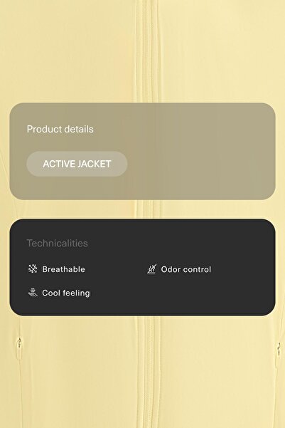 Oysho Cold-touch technical jacket