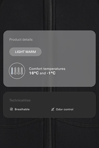 Oysho Light warmth running dikişli teknik ceket