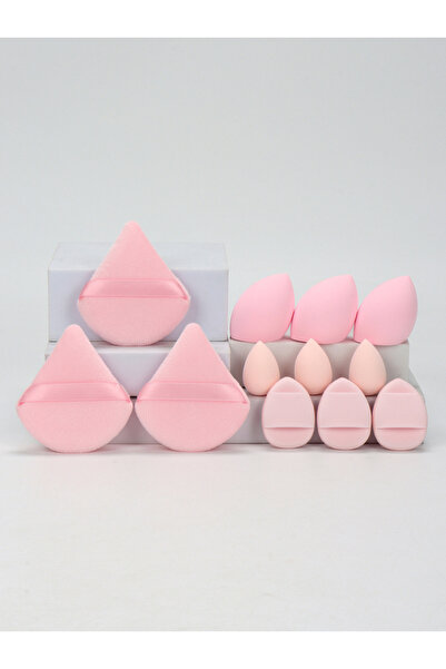 Choice1 08 12-Piece All-Purpose Makeup Sponge Set, Made of 3 Loose Powder Puf...