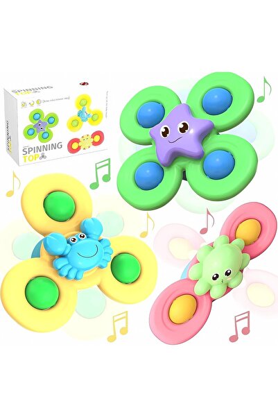 Twisoo ألعاب دوارة الحشرات ذات أكواب الشفط - ألعاب استحمام ممتعة للأطفال الصغ...