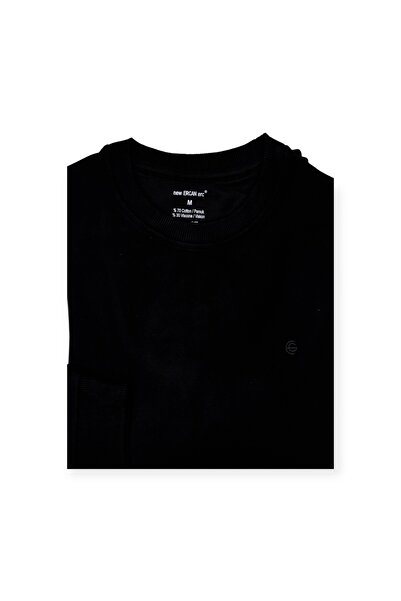 Sadık Collection Ercan Long Sleeve Thessaloniki Knitted Crew Neck Cotton Sweater 0309