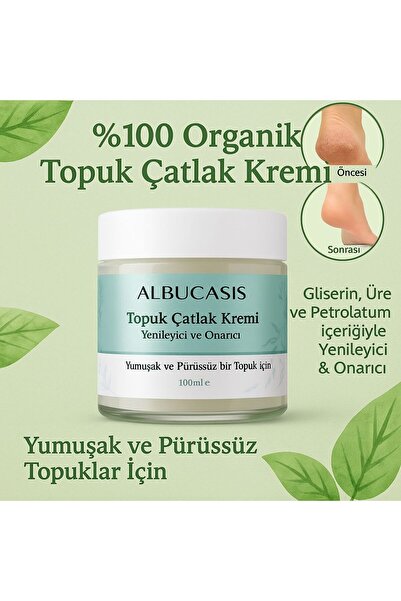 Albucasis Topuk Çatlak Kremi 100 ml.