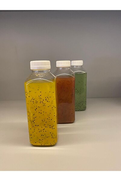 Erbaşlar 34 Adet 500 ml Detoks, Meyve Suyu, Suluk, Sporcu,diyet Beslenme-boş Pet Şişe (BEYAZ KİLİTLİ KAPAKLI)