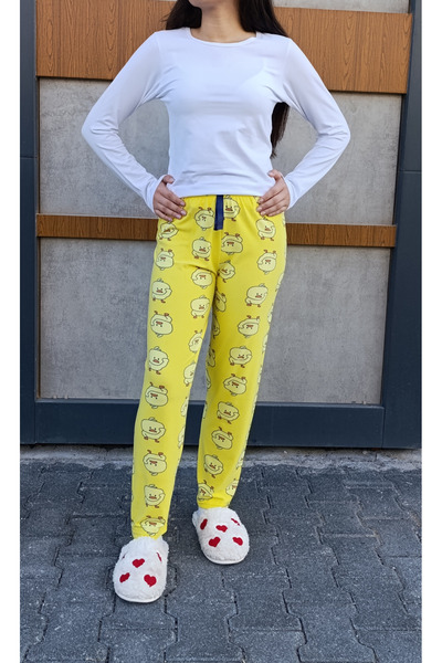 siyalife Suede Winter Soft Textured Women's Pajamas