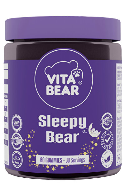 Vita Bear Sleepy Bear Uyku Düzenleyici 60 Gummy
