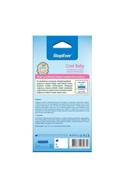 StopEver Cool Baby Ateş Düş.yard. 6'lı