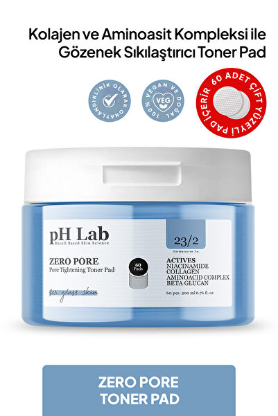 Ph Lab Phlab Zero Pore Gözenek Sıkılaştırıcı 60'lı Toner Pad