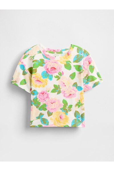 GAP Kız Bebek Çok Renkli Mix & Match Relaxed T-Shirt