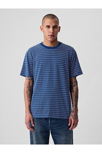 GAP Erkek Mavi Original T-Shirt