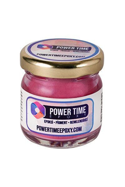 POWER TIME EPOXY 6'lı Sedefli Metalik Toz Pigment Boya / Menekşe mor/Şeker Pembe/Açık Yeşil/Gök mavi/Altın/Koyu Altın