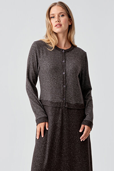 Artış Μακρυμάνικο νυχτικό με κουμπιά, ελαστικό, με απαλή υφή και ιξώδη υφή