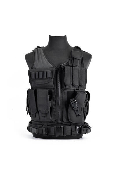 Generic Hunting Vest, Tactical Vest, Outdoor Equipment, Plate Tactical Vest, Tactical Belt