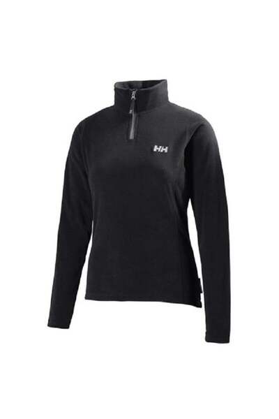 Helly Hansen Boy's Black Fleece Top - Junior Rider 1/2 Zip 14001_990 Hh