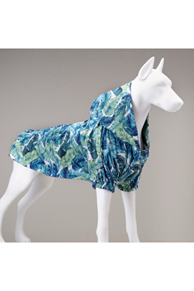 Lindodogs Lindo Dogs Aqua Kapüşonlu Su Geçirmez Köpek Yağmurluğu Mavi Beden 3