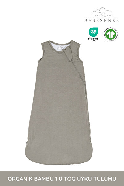 BEBESENSE Organik Bambu Uyku Tulumu – 1.0 TOG Giyilebilir Battaniye, Çift Tar...