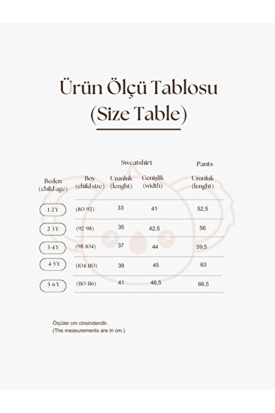 Oh La La Koala For Little Ones Kiremit Omuz Nakışlı Asimetrik Detaylı Alt Üst Takım