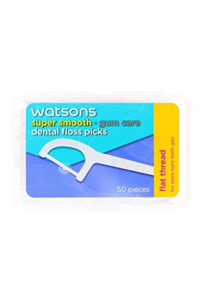 Watsons Super Smooth Düz Diş İpi Kürdani 50'li