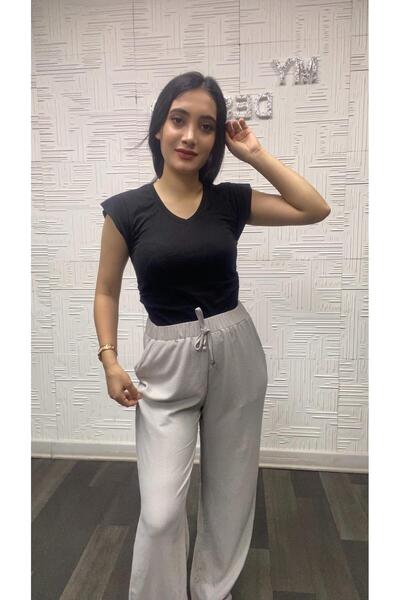 My Destino Bürümcük Loose Cut Trousers with Pockets