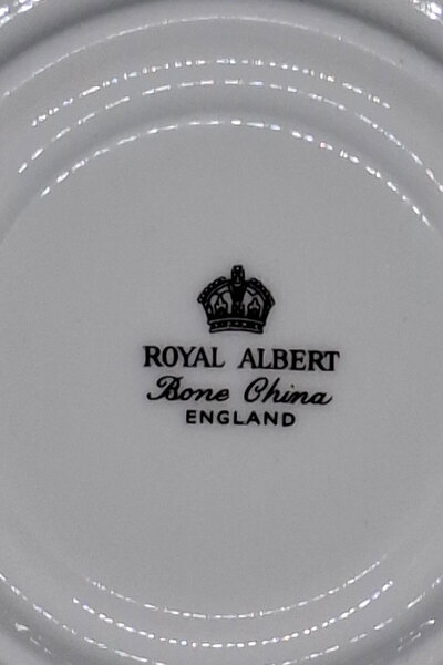 Royal Albert Bone China Green Floral Double Coffee Cup Saucer 12.5 cm