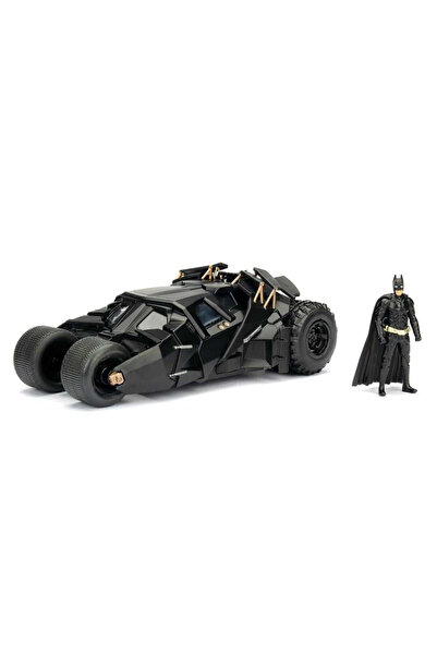 JPT Set masina si figurina din metal, Jada, Batman si Batmobile The Dark Knight, 1:24