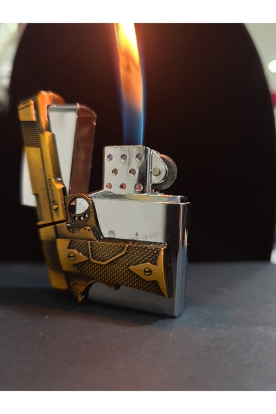 enyatakı Tabanca modeli gazlı taşli tarz çakmak