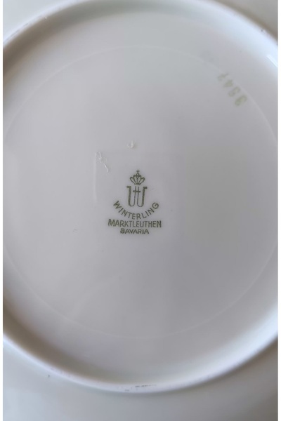 ABBETC Nurantik Winterling Marktleuthen Bavaria German Cake Plate