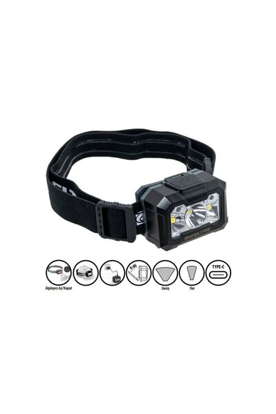 İzeltaş LED Kafa Feneri 400 LM Hareket Sensörlü