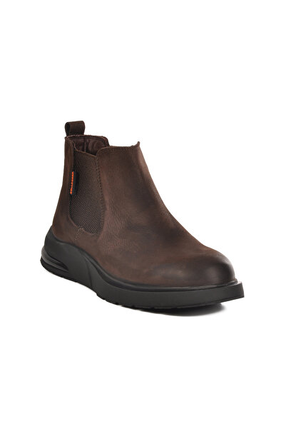 Bulldozer Καφέ Nubuck Γνήσιες Δερμάτινες Ανδρικές Μπότες 260042 M