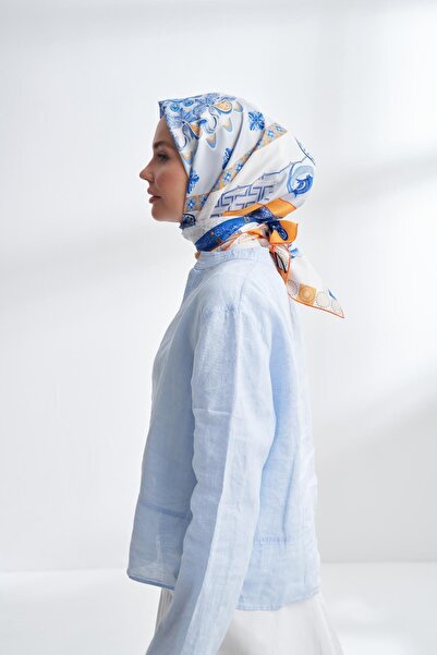 ARMANDA Μεταξωτό μαντήλι Lucie Desen Tivil 4317-Saks