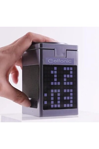 Celfonic Pixel Animation Speaker from with Wireless Charger, Bluetooth, Alarm Clock, Magnetic Stand