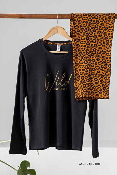 Dominant Women's Basic Cotton Long Sleeve Pajama Set