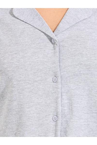 Styli Cotton Jersey Long Sleeves Shirt and Pyjama Set