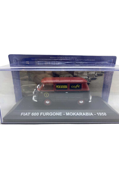 JPT Macheta 1958 Fiat 600 van *mokarabia caffe* 1/43