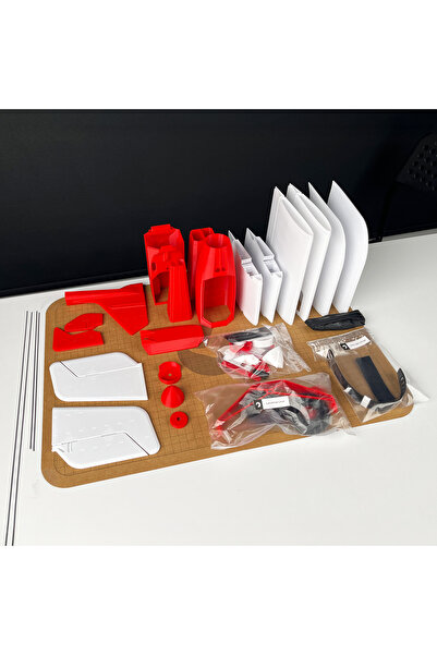 Craycle RC Model Uçak - Stick 800mm Eğitim Uçağı Gövde Kiti