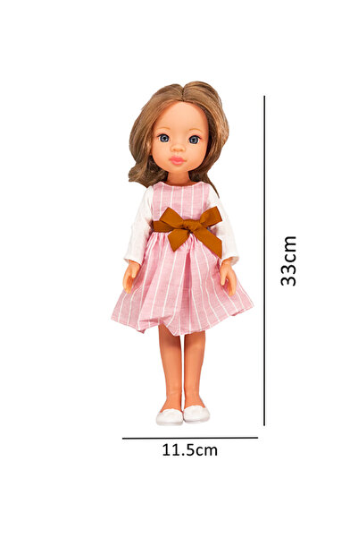 Gokidy Pembe Elbiseli Et Bebek 33cm