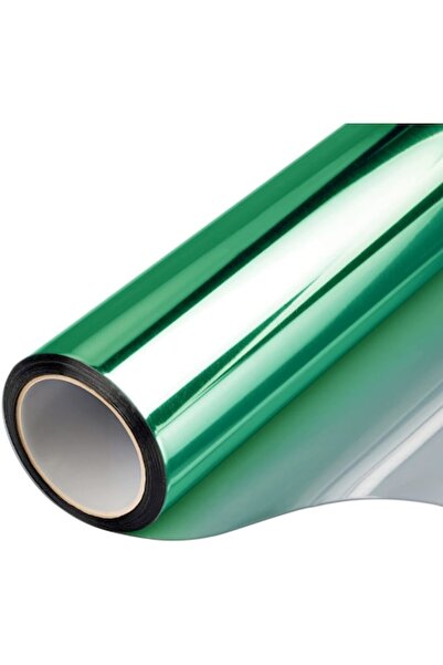 eZmart Self-Adhesive Window Film with Mirror Effect and UV Protection, Green,...