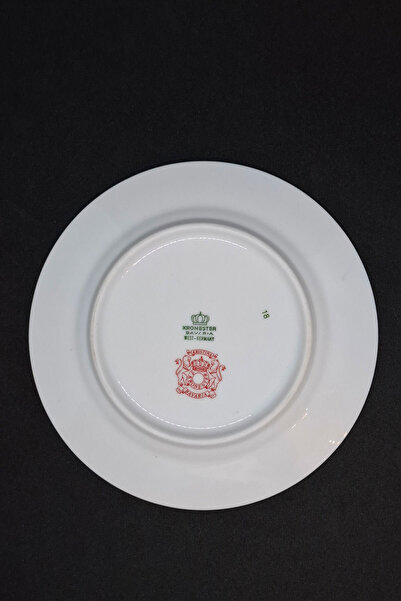 Bavaria Kronester Western German Antique Porcelain Cake Plate 19 cm