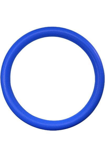 eZmart Universal Steering Wheel Cover Made of Silicone, Non-Slip, Colored, Diameter 33 - 40 cm, Blue