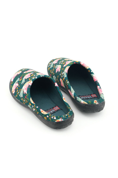 GEZER Women's Winter Pu Comfortable Sole Patterned Home Garden Gondola Slippers