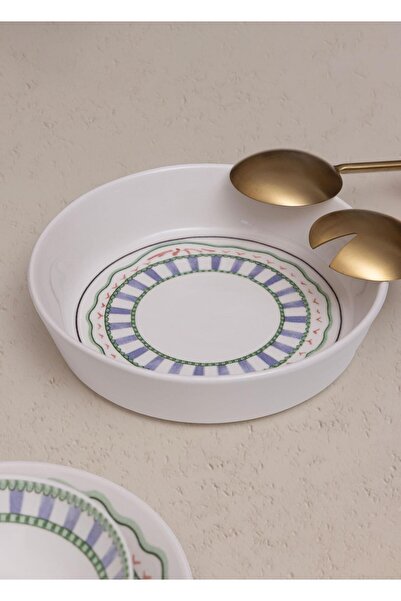 The Mia Spring Salad Bowl Blue 23X6 cm