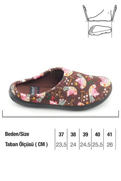 GEZER Women's Winter Pu Comfortable Sole Patterned Home Garden Gondola Slippers