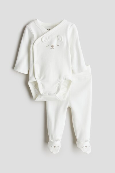 H&M 2 Parçalı Pamuklu Set