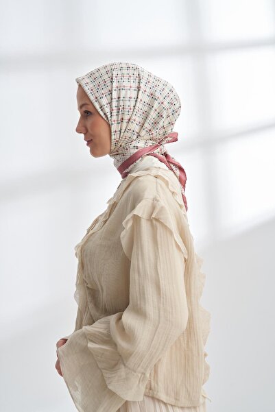 ARMANDA Μεταξωτό μαντήλι Orbis Pattern Tivil 4306-Dark Powder