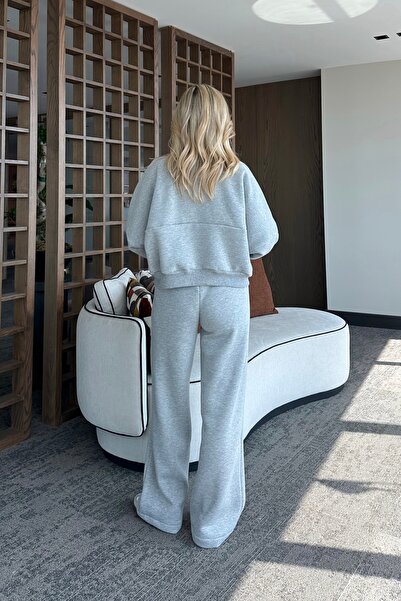 Laluvia Σετ αθλητικής φόρμας Nora σε γκρι χρώμα - 8001